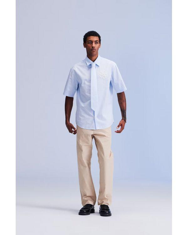 CHEMISE FREDDY BUTTON UP 5973 BLUE STRIPE