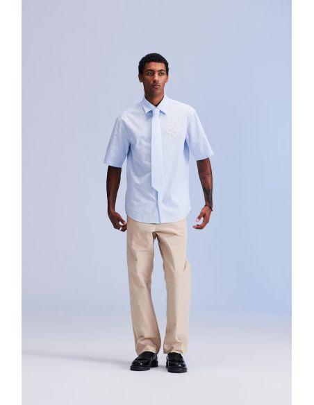 CHEMISE FREDDY BUTTON UP 5973 BLUE STRIPE