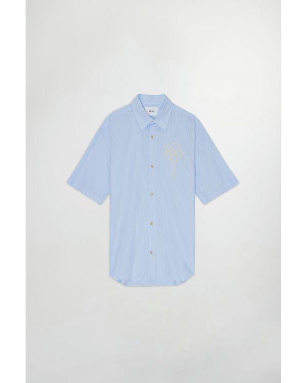 CHEMISE FREDDY BUTTON UP 5973 BLUE STRIPE
