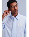 CHEMISE FREDDY BUTTON UP 5973 BLUE STRIPE