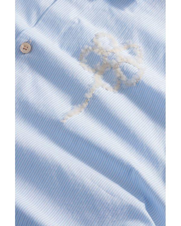 CHEMISE FREDDY BUTTON UP 5973 BLUE STRIPE