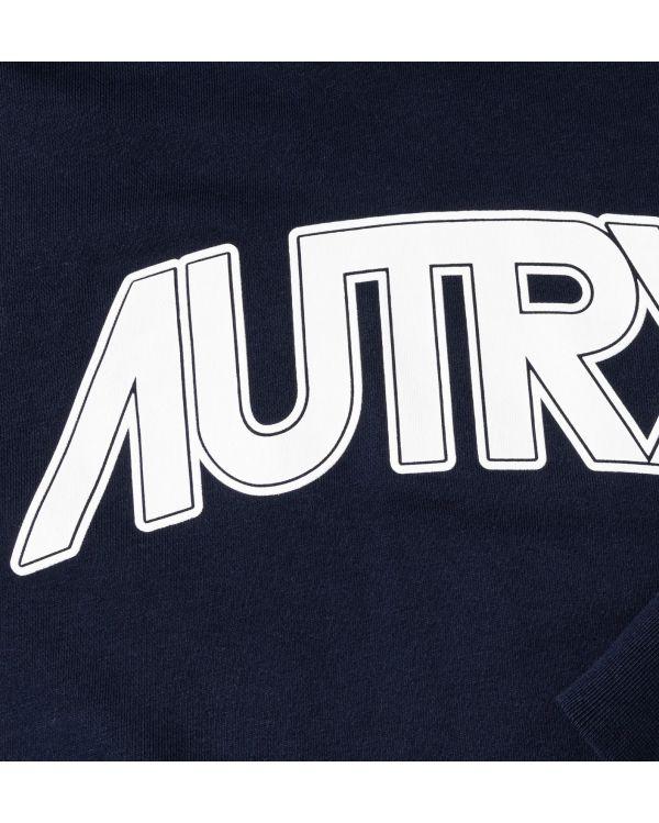 BLUE HOODED SWEATSHIRT