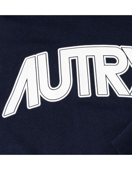 BLUE HOODED SWEATSHIRT