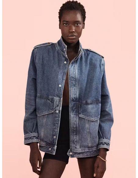 VESTE DENIM POWER JACKET LUXOR
