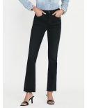 JEAN LE CROP MINI BOOT RAW FRAY BLACKTHORN
