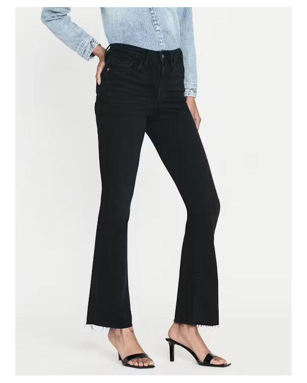 JEAN LE CROP MINI BOOT RAW FRAY BLACKTHORN 2