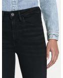 JEAN LE CROP MINI BOOT RAW FRAY BLACKTHORN