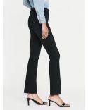 JEAN LE CROP MINI BOOT RAW FRAY BLACKTHORN