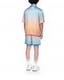 CHEMISE MANCHES COURTES GRADIENT MONOGRAM SILK