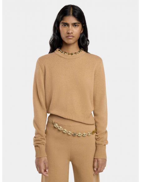 PULL EN LAINE ET CACHEMIRE CAMEL