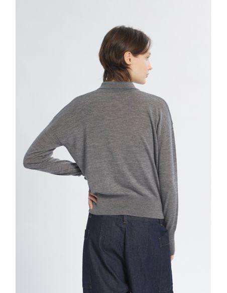 POLO KNITWEAR PERLA GRIGIO