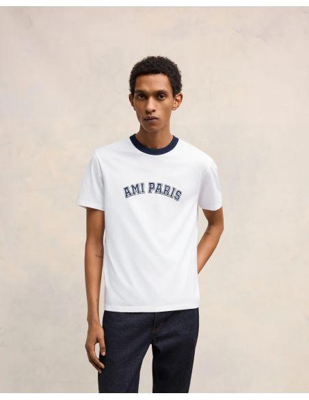 TSHIRT AMI PARIS BLANC