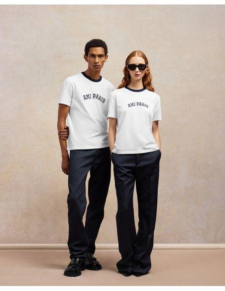 TSHIRT AMI PARIS BLANC