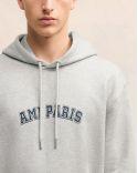 HOODIE AMI PARIS GRIS CENDRE CHINE
