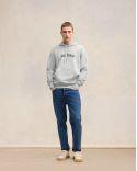 HOODIE AMI PARIS GRIS CENDRE CHINE