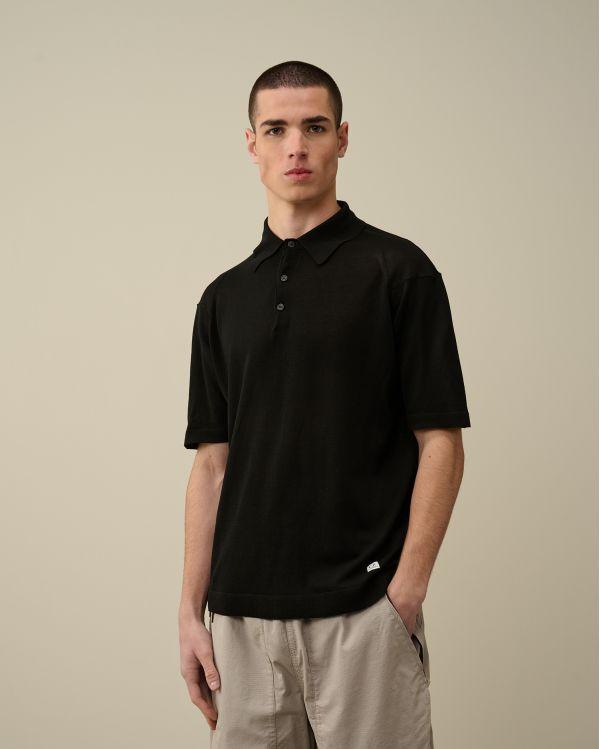 POLO SCOTTISH THREAD BLACK