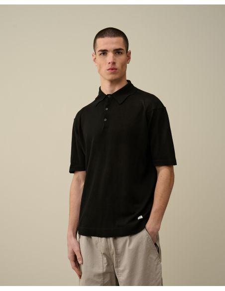 POLO FILO DI SCOZIA BLACK