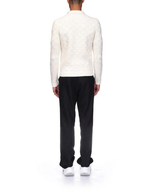 POLO COLUMN KNIT WHITE 2