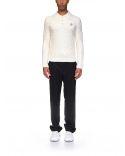 POLO COLUMN KNIT WHITE