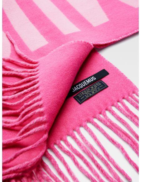 L'ECHARPE JACQUEMUS MULTI PINK
