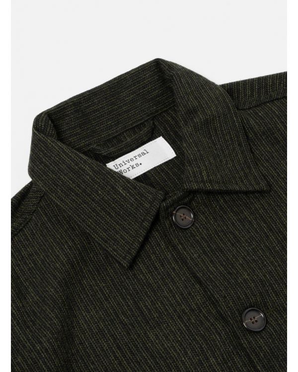 VESTE UTILITY JACKET BLACK/OLIVE 2