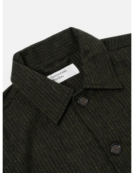 VESTE UTILITY JACKET BLACK/OLIVE