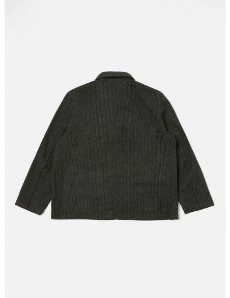VESTE UTILITY JACKET BLACK/OLIVE