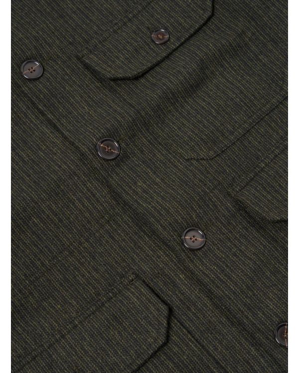 VESTE UTILITY JACKET BLACK/OLIVE