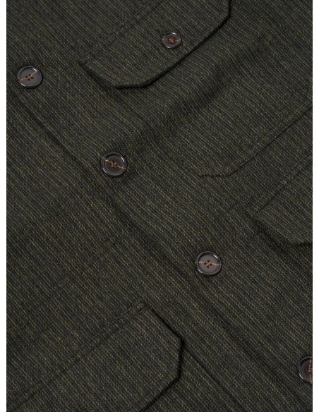 VESTE UTILITY JACKET BLACK/OLIVE