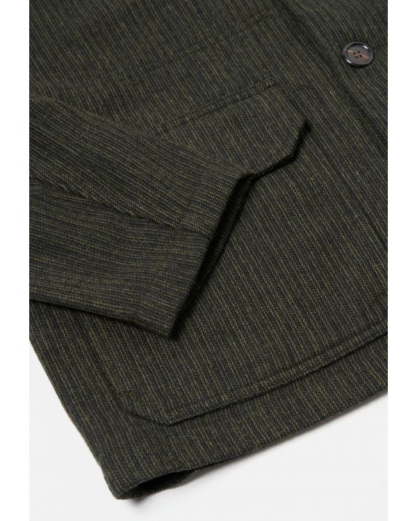 VESTE UTILITY JACKET BLACK/OLIVE