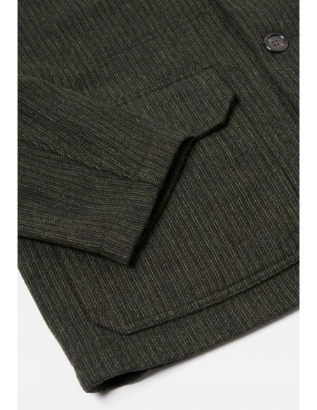 VESTE UTILITY JACKET BLACK/OLIVE