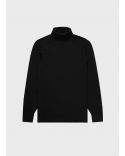 PULL MERINO ROLL NECK JUMPER BLACK