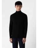 PULL MERINO ROLL NECK JUMPER BLACK