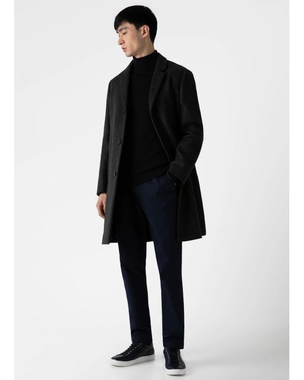 PULL MERINO ROLL NECK JUMPER BLACK 2