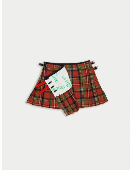 JUPE DYLAN RED TARTAN