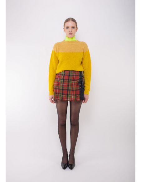 JUPE DYLAN RED TARTAN