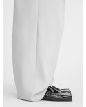 BLACK SQUARE MOCCASINS