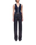 JEAN SILVER LUREX DENIM WHASHED INDIGO