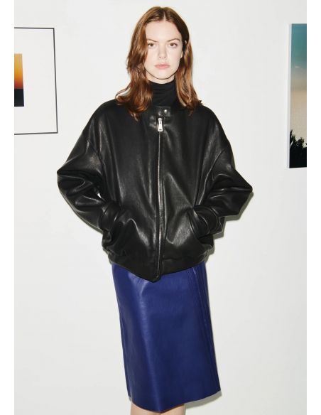 BLOUSON WILL NOIR SMOOTH