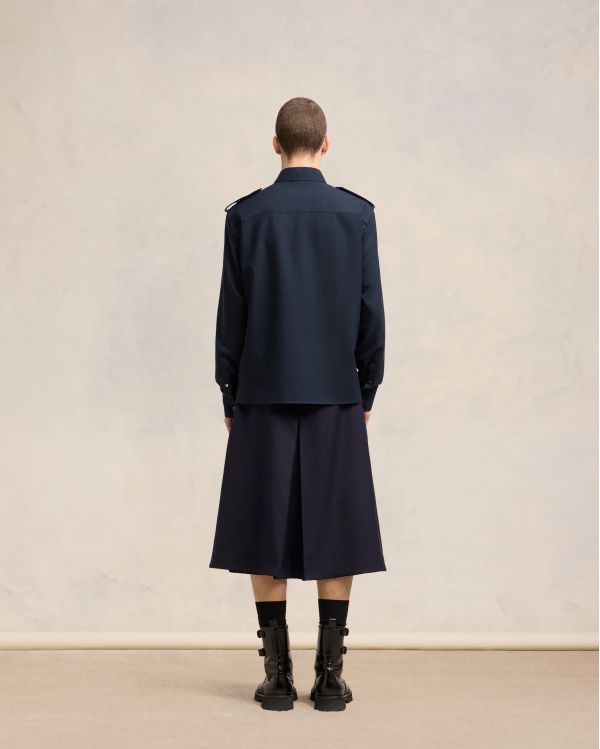 CHEMISE MILITAIRE BLEU MARINE