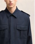 NAVY BLUE MILITARY SHIRT
