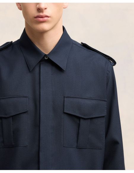 CHEMISE MILITAIRE BLEU MARINE