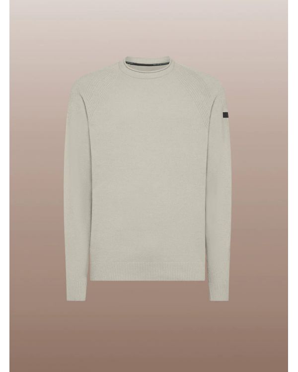 PULL VELVET ROUND KNIT SAND