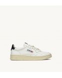 SNEAKERS MEDALIST LOW MAN WHITE AND BLACK LEATHER