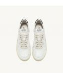 SNEAKERS MEDALIST LOW MAN WHITE AND BLACK LEATHER
