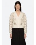 CARDIGAN LAINEY EMBROIDERY CREAM