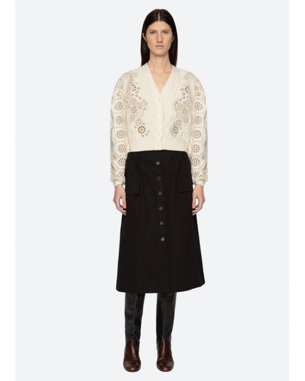 CARDIGAN LAINEY EMBROIDERY CREAM 2
