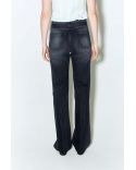 PANTALON PEARLY DARK GREY BOOTFLARE UNDERPATCHED LOGO