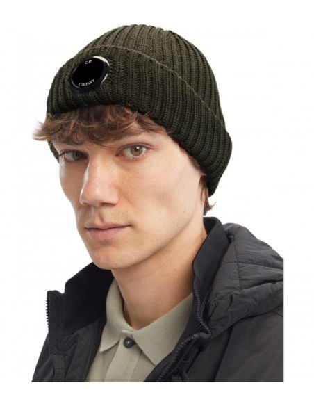 BONNET MERINO WOOL LENS IVY GREEN