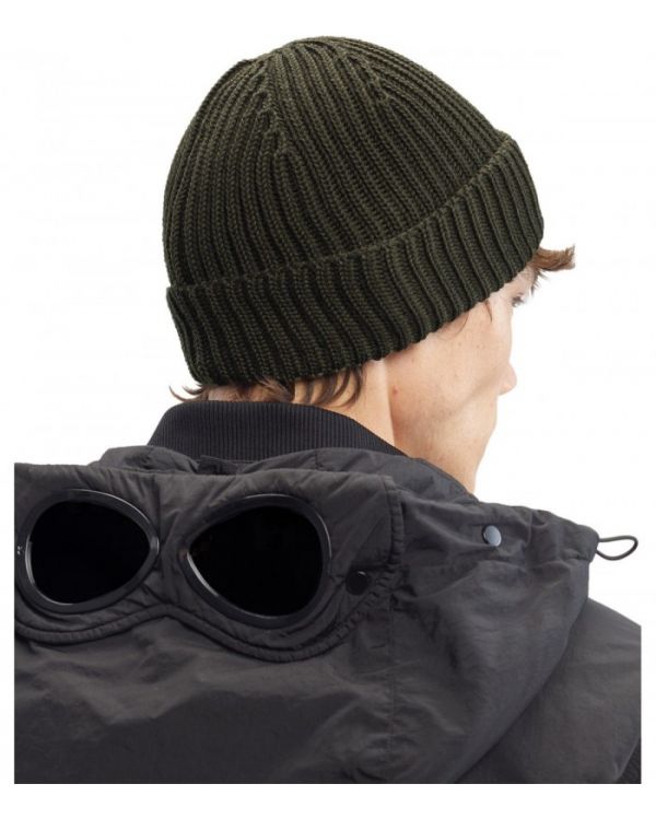 BONNET MERINO WOOL LENS IVY GREEN 2